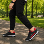 Men’s Sneakers Leather Upper Orthopedic Supportive Fit