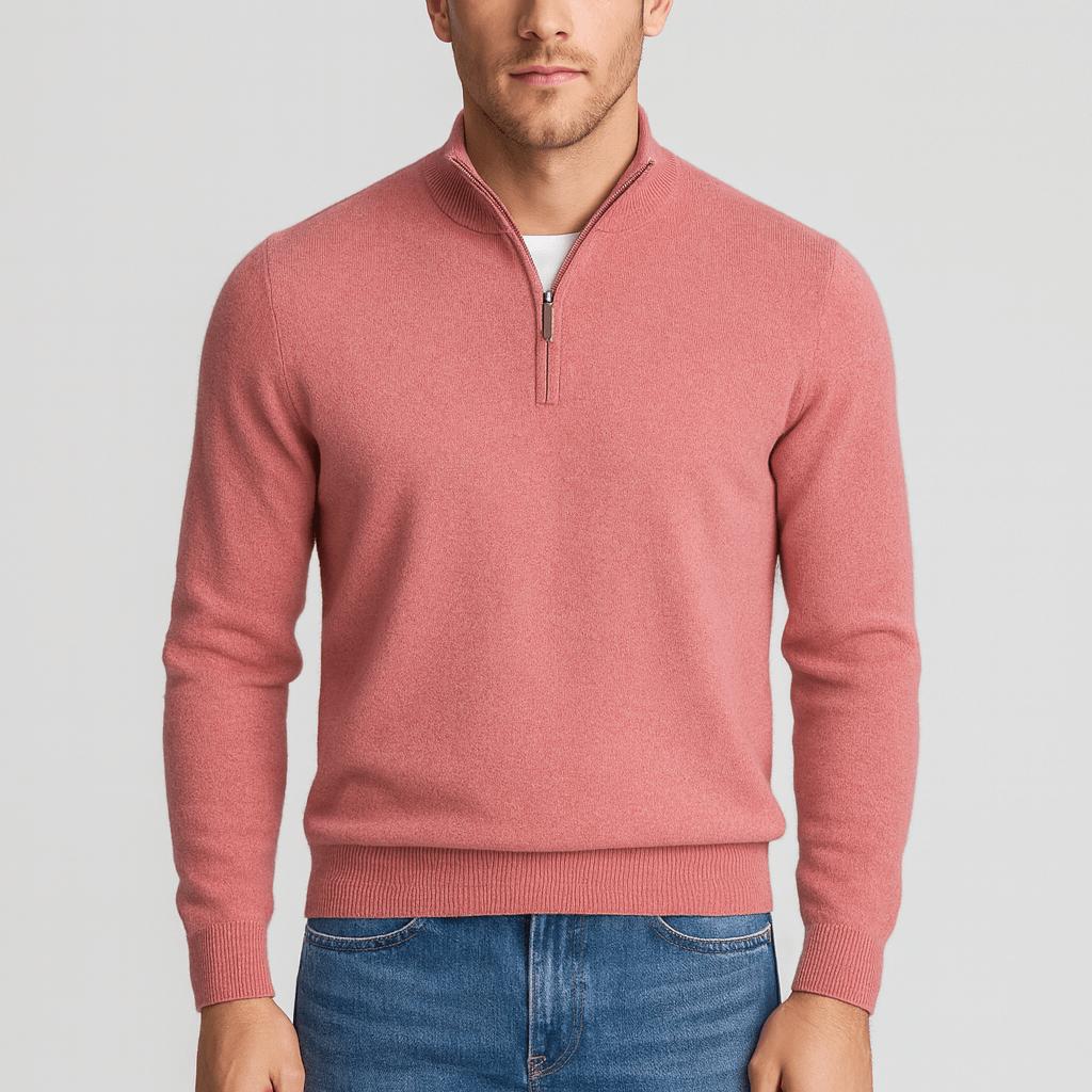 Men’s Sweater Merino Wool Classic V-Neck Lightweight Warmth