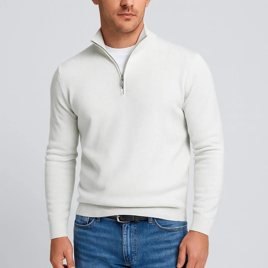 Men’s Sweater Merino Wool Classic V-Neck Regular Fit