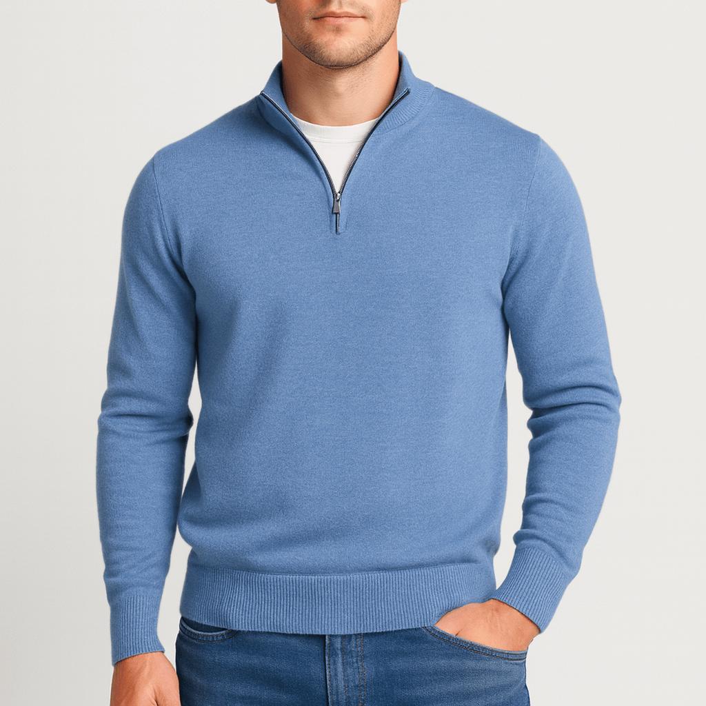 Men’s Sweater Merino Wool Classic V-Neck Regular Fit