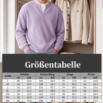 Men’s Sweater Waffle-Knit Faux-Layered Long Sleeve