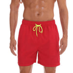 Men’s Swim Shorts Quick-Drying Mesh Lined Adjustable Drawstring Waist