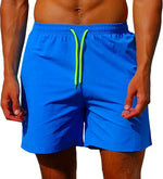 Men’s Swim Shorts Quick-Drying Mesh Lined Adjustable Drawstring Waist