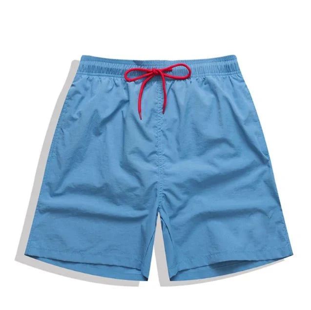 Men’s Swim Shorts Quick-Drying Mesh Lined Adjustable Drawstring Waist