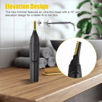 Men's Trimmer Cordless & Low-Noise Detachable Washable Head