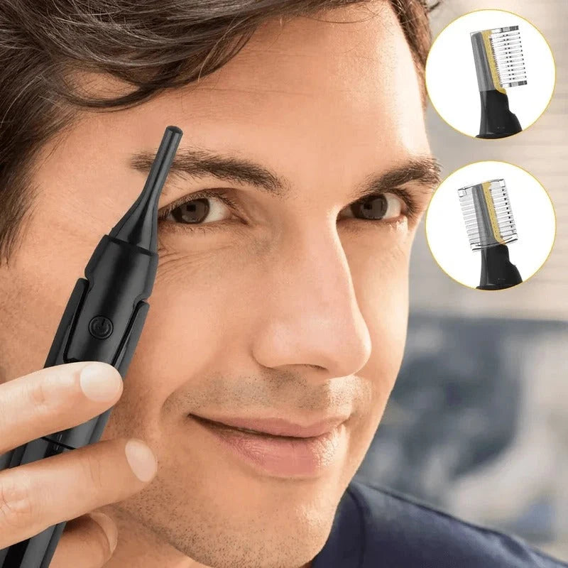 Men's Trimmer Cordless & Low-Noise Detachable Washable Head