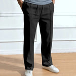Men’s Trousers Slim Fit Elastic Waist Drawstring