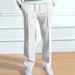 Men’s Trousers Slim Fit Elastic Waist Drawstring