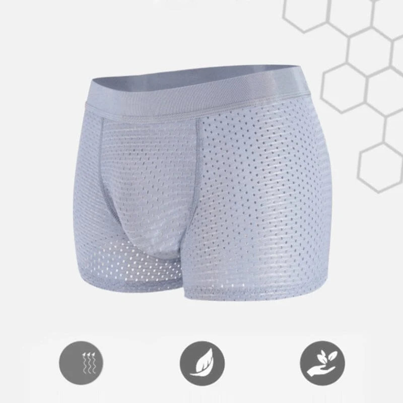Men's Underwear Breathable Ice Silk Butt-Lift Seamless Waistband