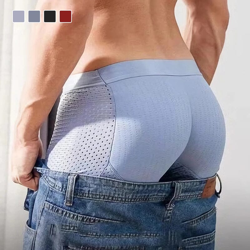Men's Underwear Breathable Ice Silk Butt-Lift Seamless Waistband
