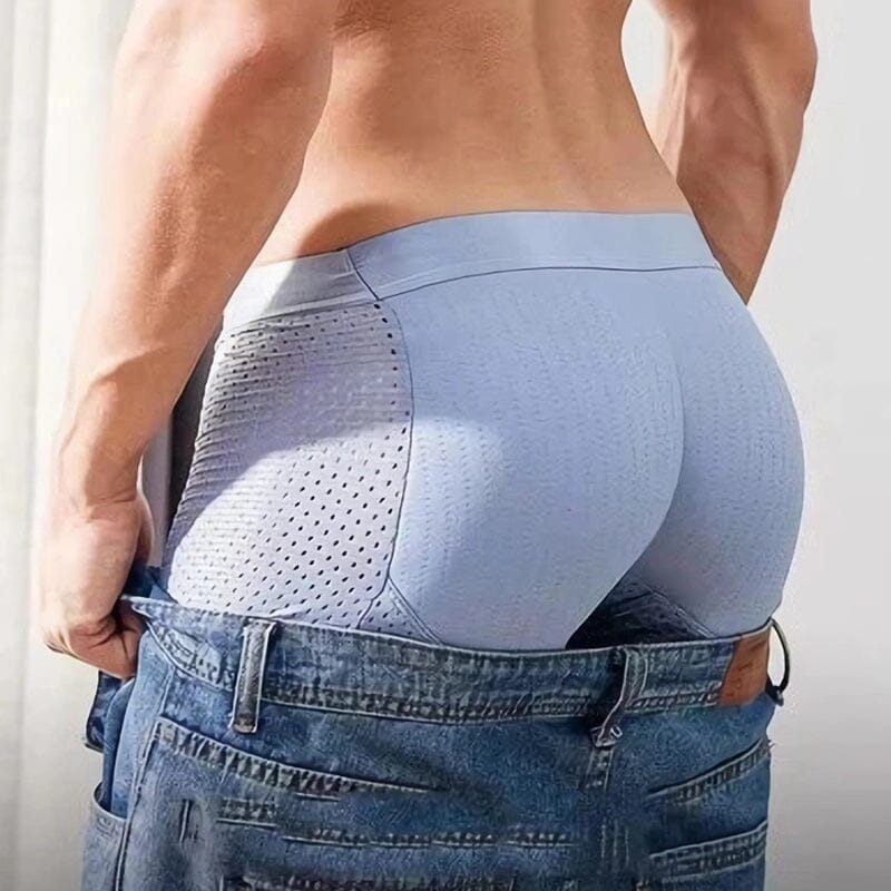 Men's Underwear Breathable Ice Silk Butt-Lift Seamless Waistband