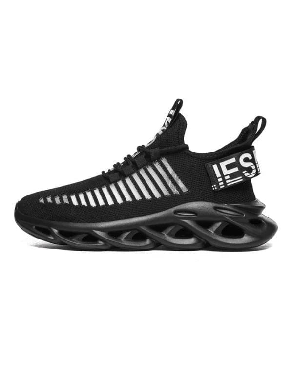 Men's Walking Shoes Honeycomb Cushion Sole Breathable Mesh