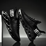 Men's Walking Shoes Honeycomb Cushion Sole Breathable Mesh