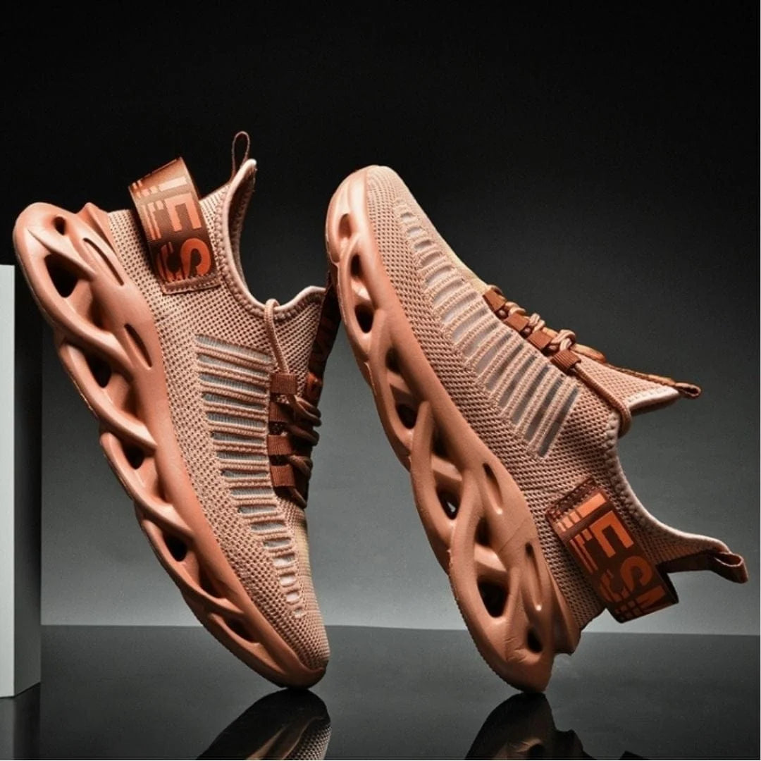 Men's Walking Shoes Honeycomb Cushioning Breathable Mesh