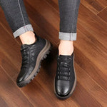Men’s Walking Sneakers Cushioned Lace-Up Everyday Traction