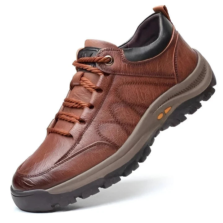 Men’s Walking Sneakers Cushioned Lace-Up Everyday Traction