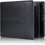 Men’s Wallet Genuine Leather Slim RFID-Blocking 10 Card Slots