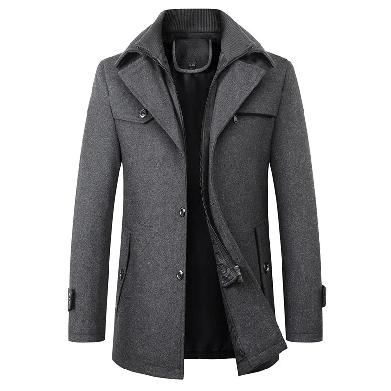 Men’s Winter Jacket Waterproof & Wind-Resistant Polyester