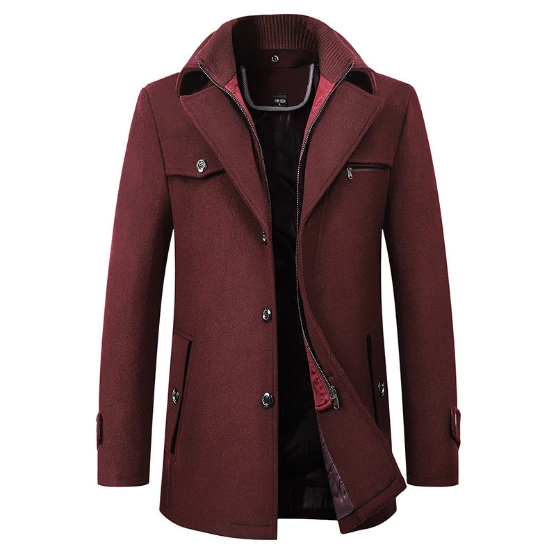 Men’s Winter Jacket Waterproof & Wind-Resistant Polyester