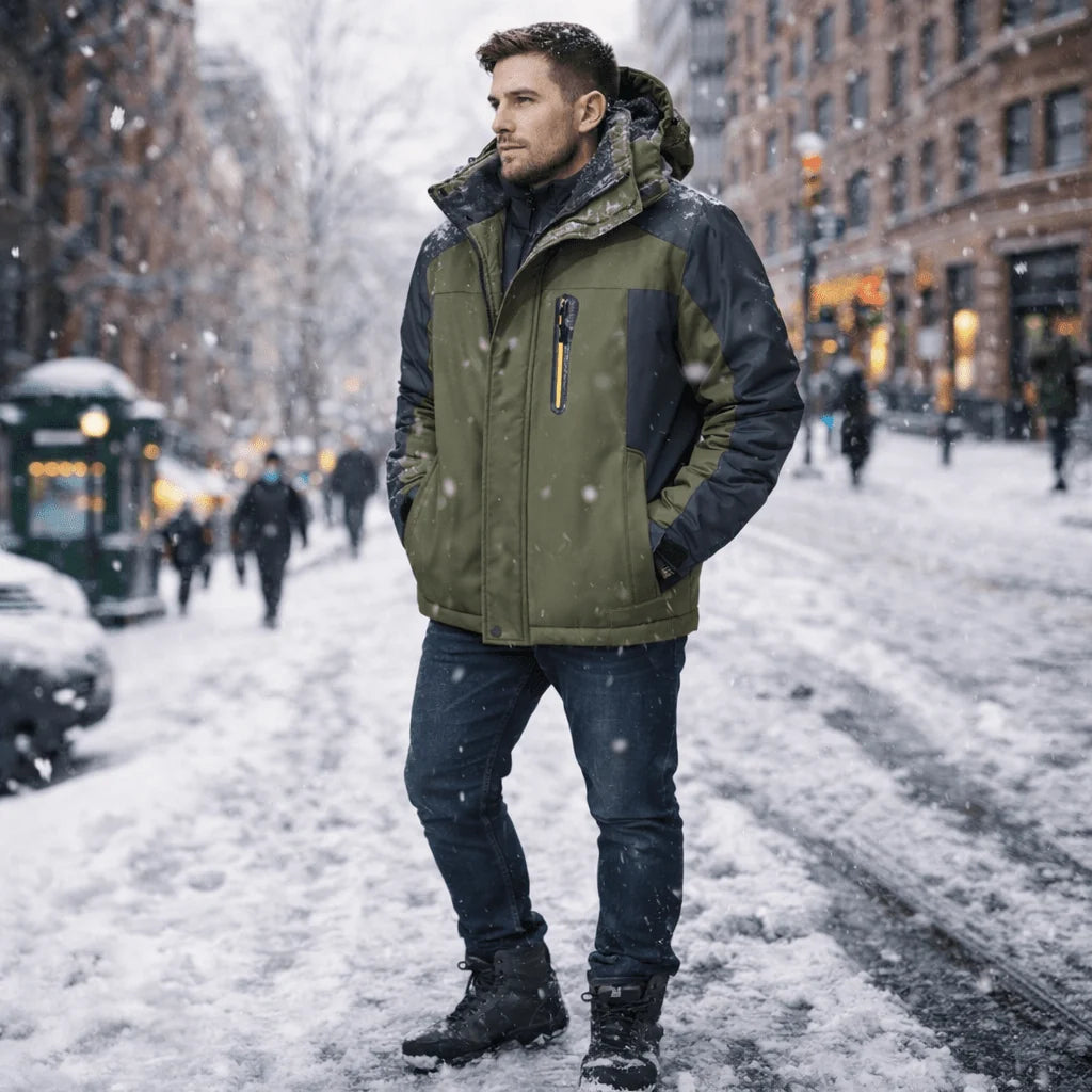 Men’s Winter Jacket Waterproof Windproof & Breathable