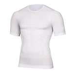 Men’s Workout Shirt Compression Fit Moisture-Wicking Seamless Stretch