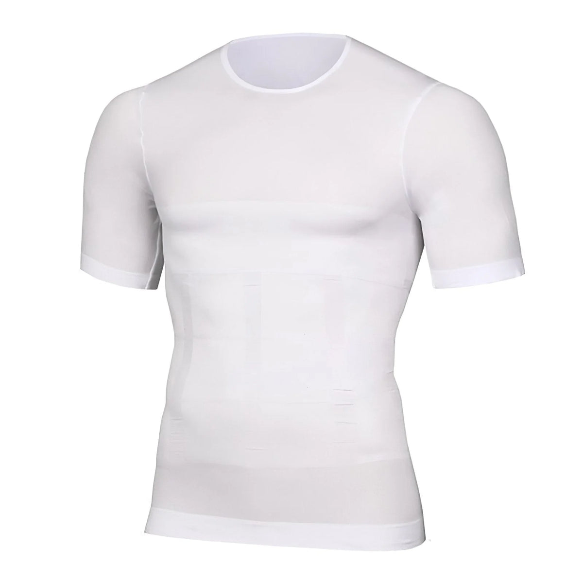 Men’s Workout Shirt Compression Fit Moisture-Wicking Seamless Stretch