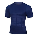Men’s Workout Shirt Compression Fit Moisture-Wicking Seamless Stretch