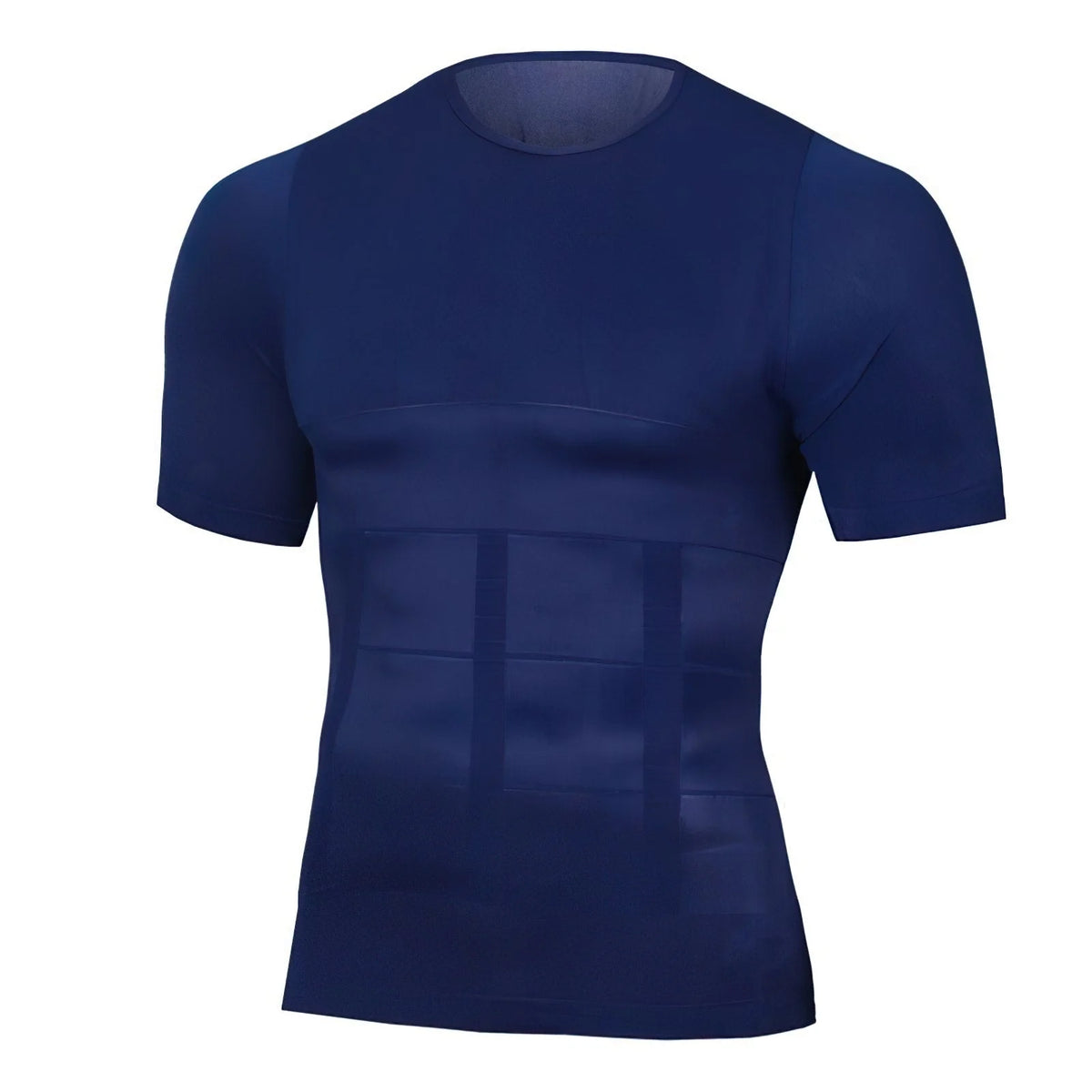 Men’s Workout Shirt Compression Fit Moisture-Wicking Seamless Stretch
