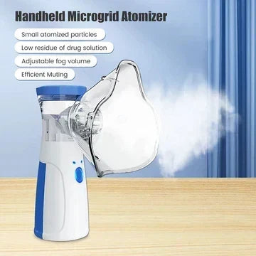 Mesh Nebulizer Quiet USB Rechargeable Portable Design