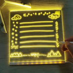 Message Board LED & USB-Powered Acrylic 12 Markers