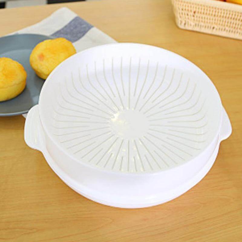 Microwave Steamer Bowl Food-Grade PP Transparent Lid Leak-Resistant Sealed Design