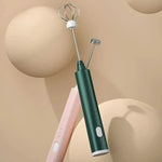 Milk Frother 3-Speed USB Rechargeable With Two Attachments
