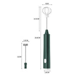 Milk Frother 3-Speed USB Rechargeable With Two Attachments