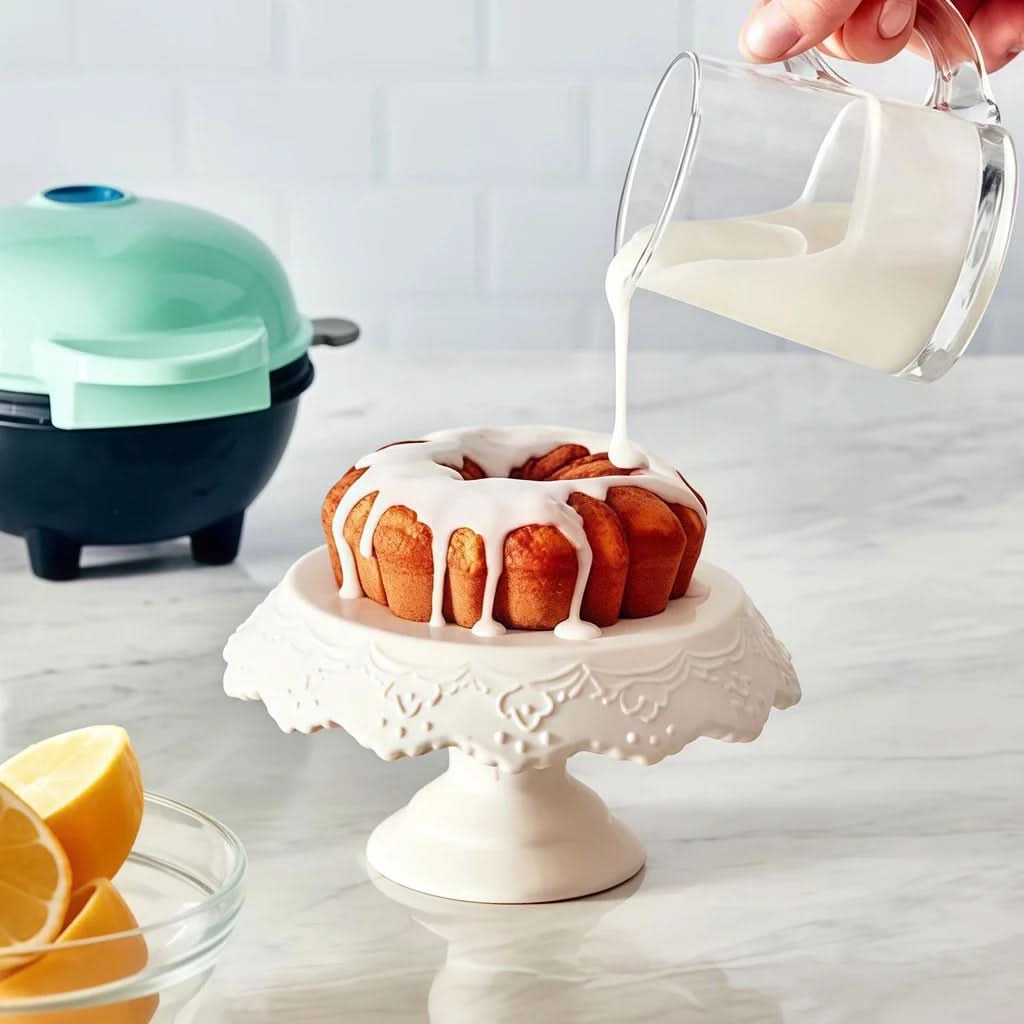 Mini Bundt Cake Maker Nonstick Fast-Heating Plates