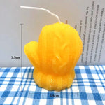 Mini Cactus Candle Realistic Hand-Poured Wax Three Inch