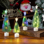 Mini Christmas Tree Twinkling LED Battery-Free Tabletop Decor