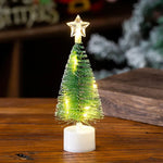 Mini Christmas Tree Twinkling LED Battery-Free Tabletop Decor