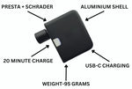 Mini Electric Bike Pump Compact Type-C Rechargeable 100 PSI