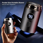 Mini Electric Shaver USB Rechargeable Waterproof Stainless Steel Blades