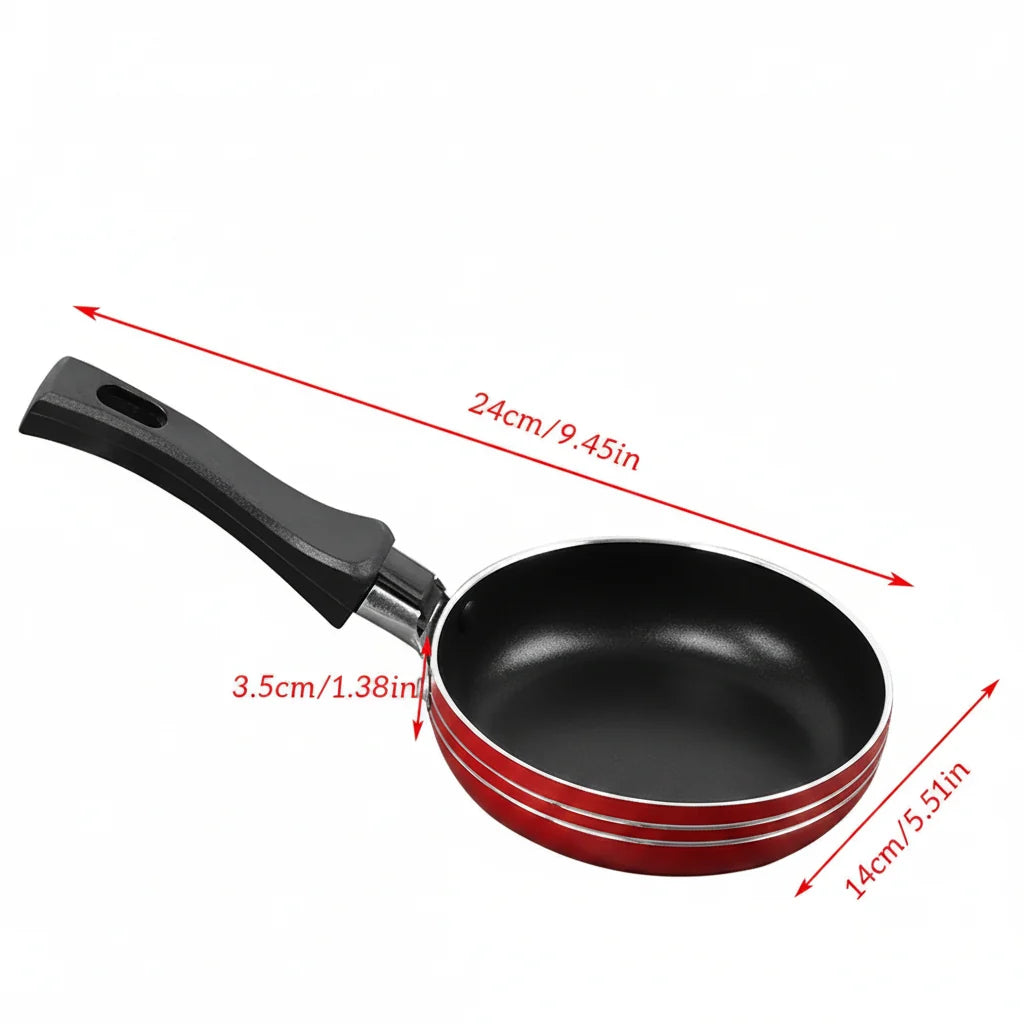 Mini Frying Pan Stainless Steel Non-Stick Dishwasher-Safe
