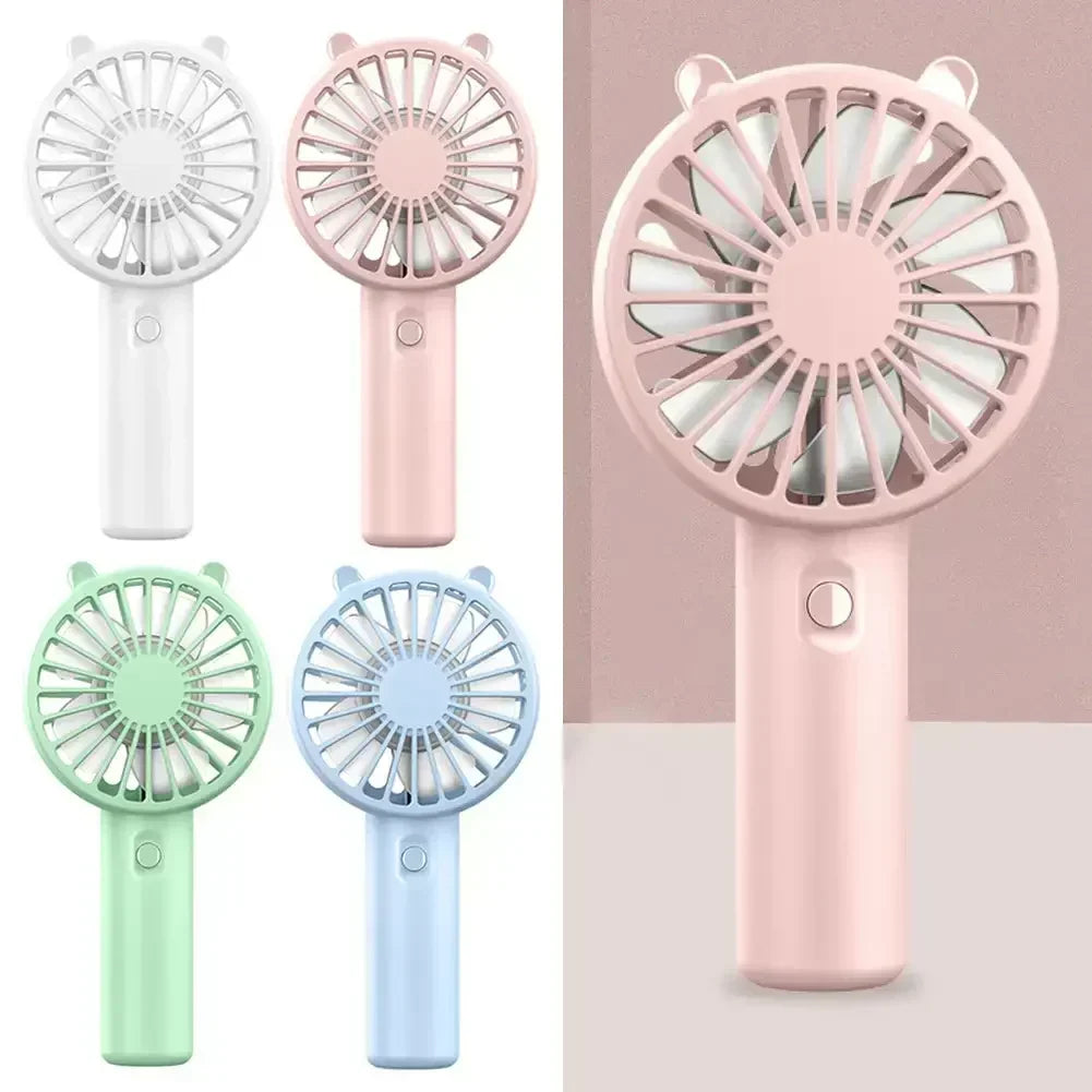 Mini Hand Fan USB Rechargeable Quiet 2 Pack