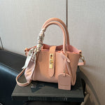 Mini Handbag Textured Leather Detachable Shoulder Strap