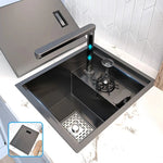 Mini Kitchen Sink Stainless Steel Integrated Cup Washer