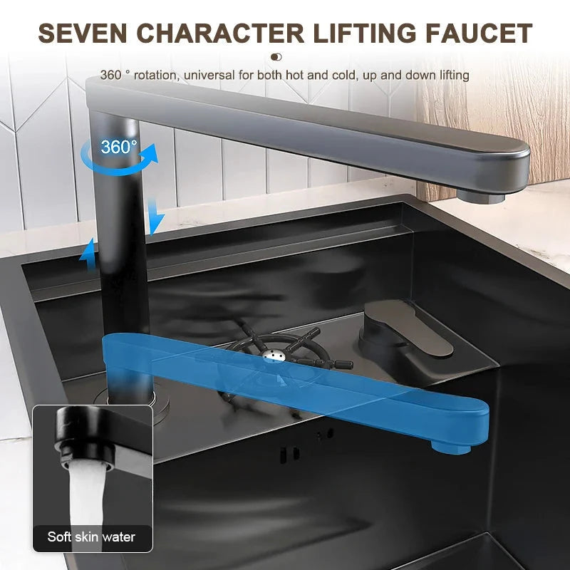 Mini Kitchen Sink Stainless Steel Integrated Cup Washer