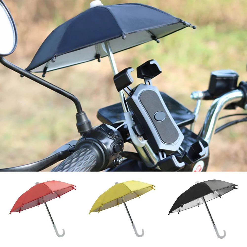 Mini Motorcycle Umbrella UV & Rain Protection