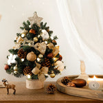 Mini Pre-Lit Christmas Tree Tabletop Decor