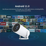 Mini Projector HD 720p Built-In Streaming WiFi 6