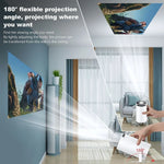 Mini Projector HD 720p Built-In Streaming WiFi 6