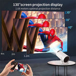 Mini Projector HD 720p Built-In Streaming WiFi 6