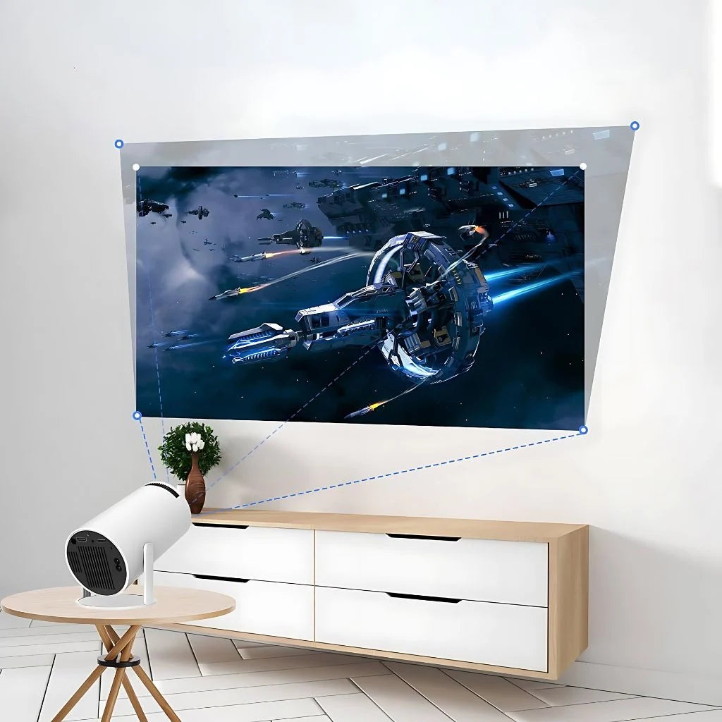Mini Projector HD 720p Built-In Streaming WiFi 6